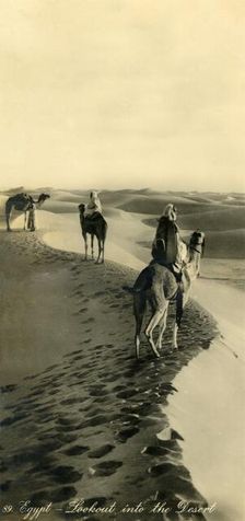 Egypt - Lookout into the Desert c1918-c1939. Creator: Unknown