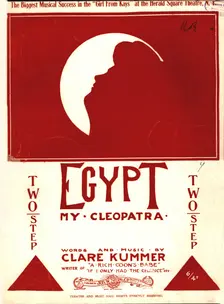 Egypt, my Cleopatra 1904. Creator: Unknown