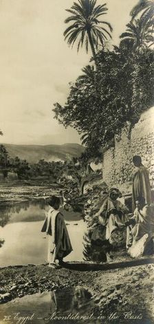 Egypt - Noontiderest in the Oasis c1918-c1939. Creator: Unknown