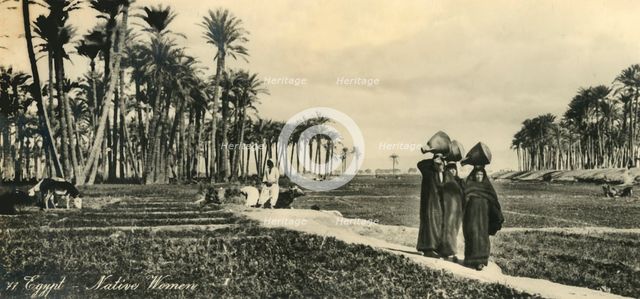 'Egypt - Native Women', c1918-c1939. Creator: Unknown.