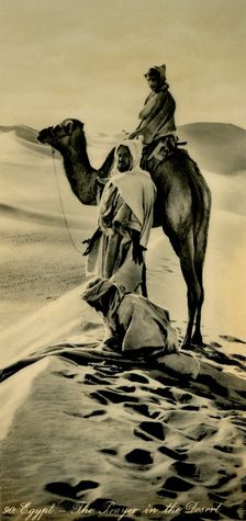 Egypt - The Prayer in the Desert c1918-c1939. Creator: Unknown