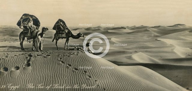 'Egypt - The Sea of Land in the Desert', c1918-c1939. Creator: Unknown.