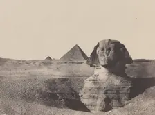 égypte Moyenne, Le Sphinx, December 1849, printed 1852. Creator: Maxime du Camp
