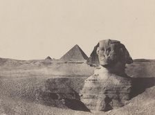 égypte Moyenne, Le Sphinx, December 1849, printed 1852. Creator: Maxime du Camp