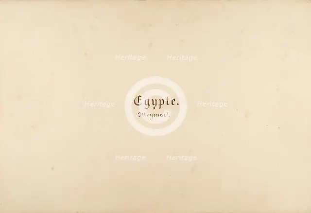 égypte, Nubie, Syrie: Paysages et Monuments, 1849-50. Creator: Maxime du Camp.