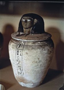 Egyptian canopic vase