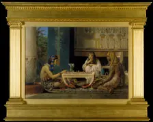 Egyptian Chess Players 1865. Artist: Sir Lawrence Alma-Tadema