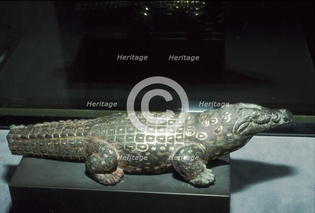 Egyptian Crocodile God of Fayum, Egypt, c1850BC. Artist: Unknown.