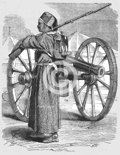 'Egyptian Artilleryman', 1854. Creator: Unknown.