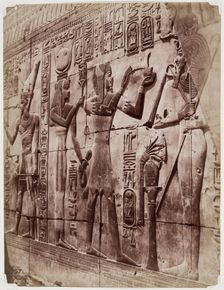 Egyptian Bas-Relief, 1890. Creator: Zangaki