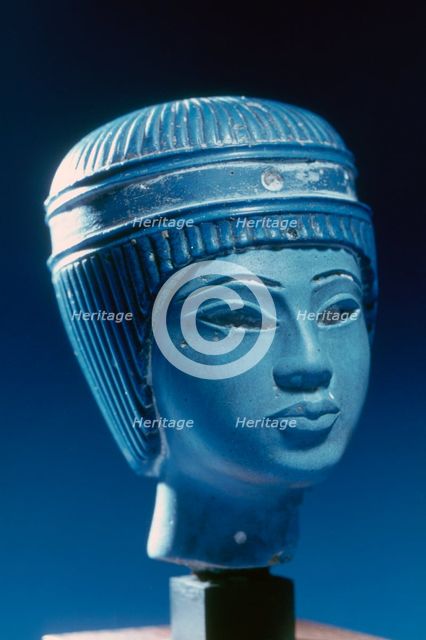 Egyptian bust, maybe Tutankhamen, 18th Dynasty. Artist: Unknown