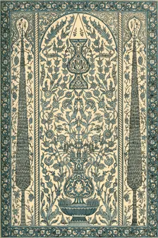 Egyptian glazed wall decoration, (1898). Creator: Unknown