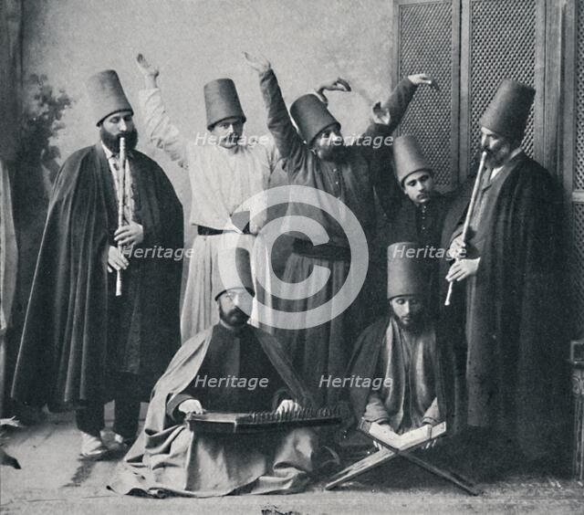 Egyptian dancing dervishes, 1912. Artist: Unknown.
