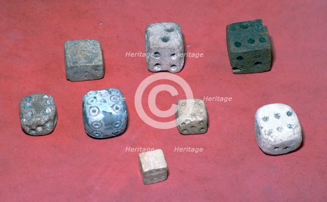 Egyptian dice. Artist: Unknown