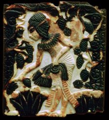 Egyptian faience tile