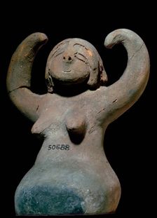 Egyptian figure of baked clay