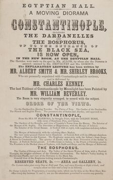 Egyptian Hall: A Moving Diorama of Constantinople, 1849. Creator: Unknown