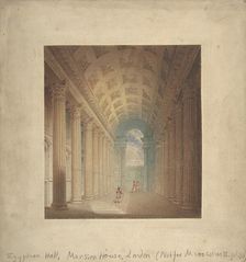 Egyptian Hall, Mansion House, London, 1795-1825