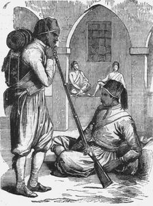 Egyptian Infantry 1854. Creator: Unknown