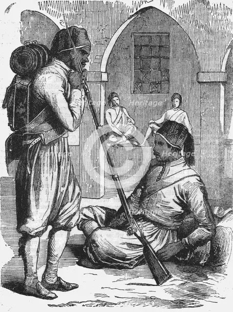 'Egyptian Infantry', 1854. Creator: Unknown.