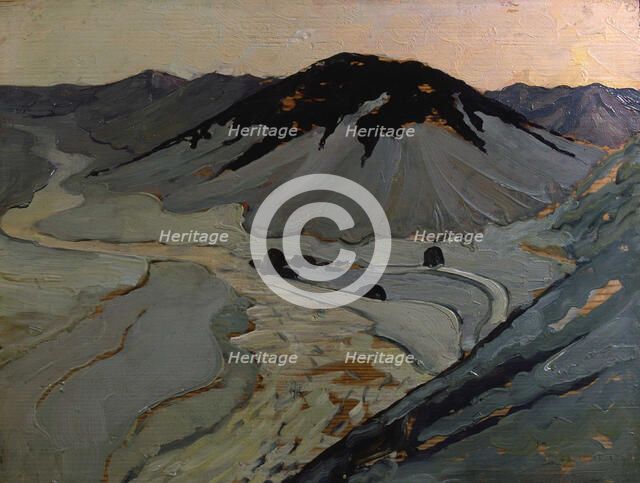 Egyptian landscape, 1895. Creator: Cottet, Charles (1863-1925).