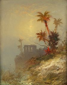 Egyptian Landscape, late 19th-early 20th century. Creator: C. Morgan McIlhenney