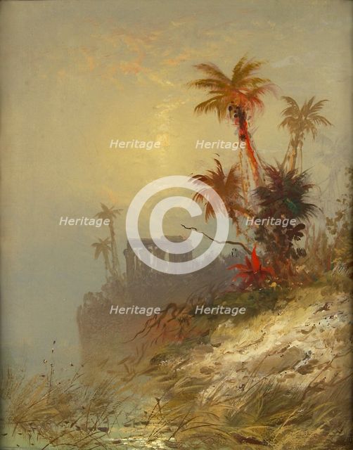 Egyptian Landscape, late 19th-early 20th century. Creator: C. Morgan McIlhenney.
