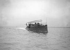 Egyptian motor launch under way, 1911. Creator: Kirk & Sons of Cowes
