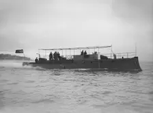 Egyptian motor launch under way, 1911. Creator: Kirk & Sons of Cowes