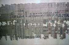 Egyptian monthly accounts from the archive of a temple