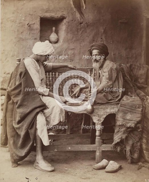 Egyptian Men, 1876. Creator: Anon.