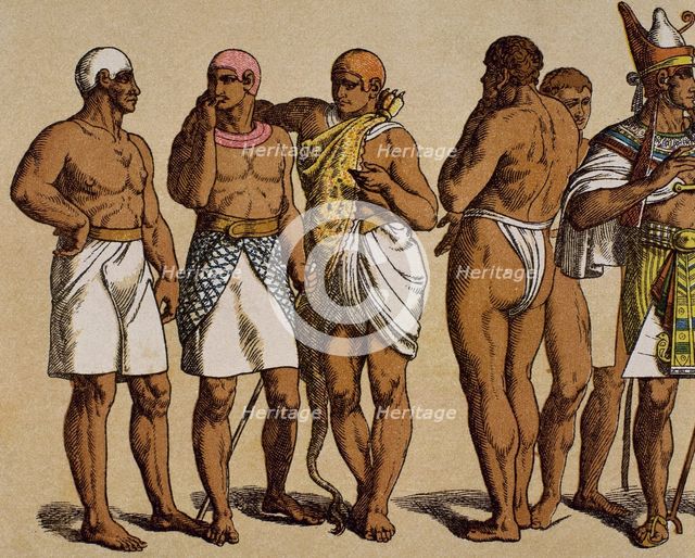 Egyptian men. Creator: Unknown.