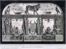 Egyptian mural decoration for the Caffe degli Inglesi, Piazza di Spagna, Rome, 1769. Creator: Giovanni Battista Piranesi