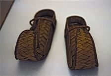 Egyptian sandals, front view