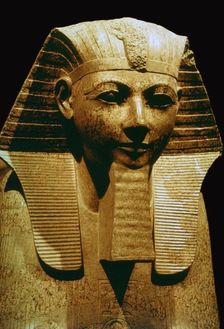 Egyptian sculpture of Queen Hatsheput, 15th century BC