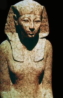 Egyptian sculpture of Queen Hatsheput, 15th century BC