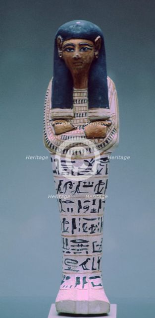 Egyptian Shabti figure. Artist: Unknown