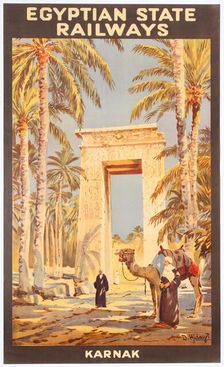 Egyptian State Railways, 1920s. Creator: Anonymous