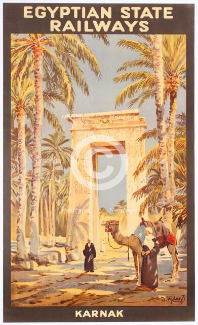 Egyptian State Railways, 1920s. Creator: Anonymous.