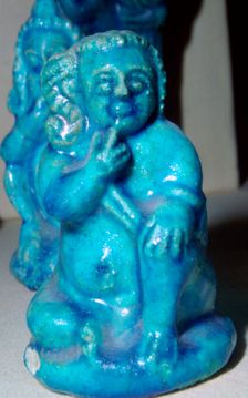 Egyptian statuette of Harpocrates as the infant Horus