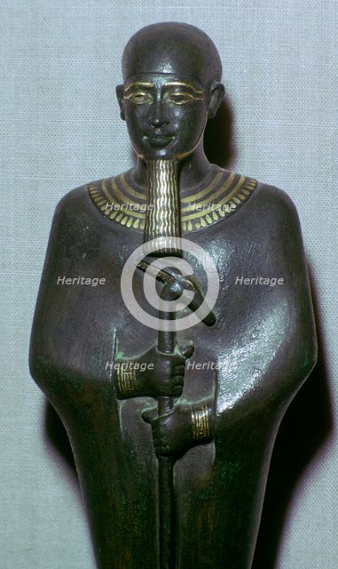 Egyptian statuette of Ptah. Artist: Unknown
