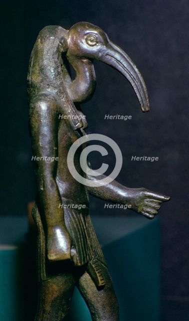 Egyptian statuette of Thoth, 7th century BC Artist: Unknown
