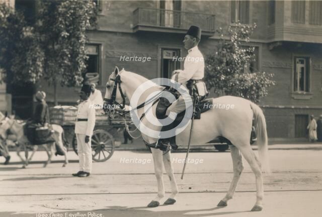 Egyptian Police, Cairo, Egypt, 1936. Artist: Unknown