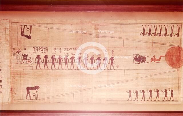 Egyptian Papyrus of Queen Nejmet, c11th century BC. Artist: Unknown.