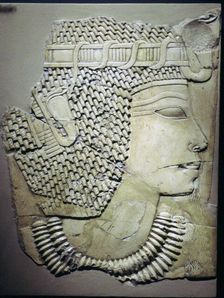 Egyptian relief of a pharaoh