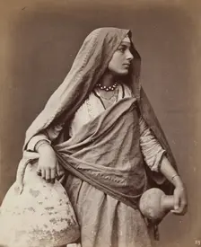 Egyptian Woman, 1876. Creator: Carlo Naya