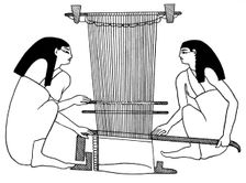 Egyptian weavers, c3000 BC (1930)