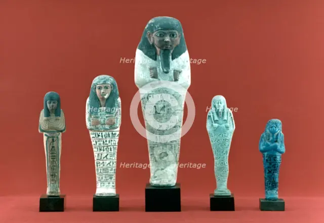 Egyptian Ushabtis. Artist: Unknown