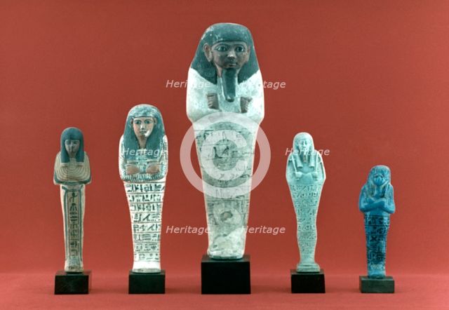 Egyptian Ushabtis. Artist: Unknown