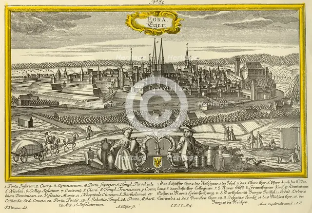Eger, c1740.  Creator: A Gläßer.